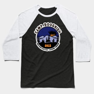 CAMP BOOGNISH (Blue/Orange) Baseball T-Shirt